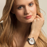 Thomas Sabo Reloj Analogico para Mujer de Mecánico con Correa en Acero Inoxidable WA0315-272-213-38