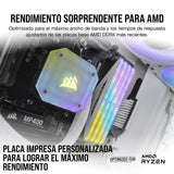 Corsair Vengeance RGB RT 32GB (4x8GB) DDR4 3200MHz C16 Memoria de Sobremesa (Iluminación Dinámica RGB, Optimizado para AMD 300/400/500 Series, Compatible con Intel 300/400/500 Series) Blanco