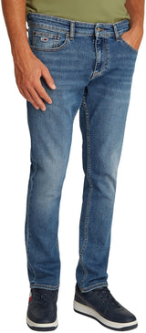 Tommy Jeans Scanton Slim Bi0234 Dm0Dm21378 Corte Entallado, Denim (Denim Medium), 33W / 30L para Hombre