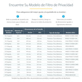 StarTech.com Filtro de Privacidad para Monitores 23 Pulgadas - Pantalla de Privacidad para Reducir Luz Azul de Pantalla Ancha 16:9 - Mate/Brillante - Ángulo +/-30 Grados (PRIVACY-SCREEN-23M)