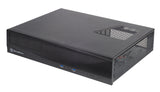 Silverstone SST-ML03B - Caja de ordenador de sobremesa (HTPC, micro-ATX, 1 x USB 3.0, interruptor de encendido/apagado integrado), negro
