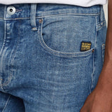 G-STAR 3301 Slim Denim Shorts Pantalones Cortos, Azul (Faded Summer Sky D10481-d634-h096), 33 Hombre