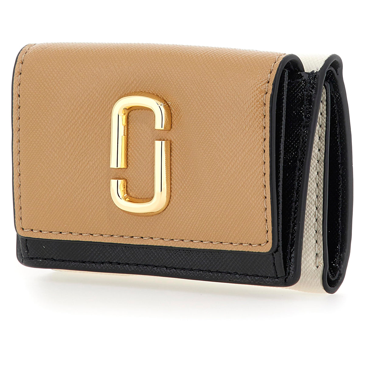 MARC JACOBS The Mini Trifold Wallet, Mujer, Camel Multicolor, One Size