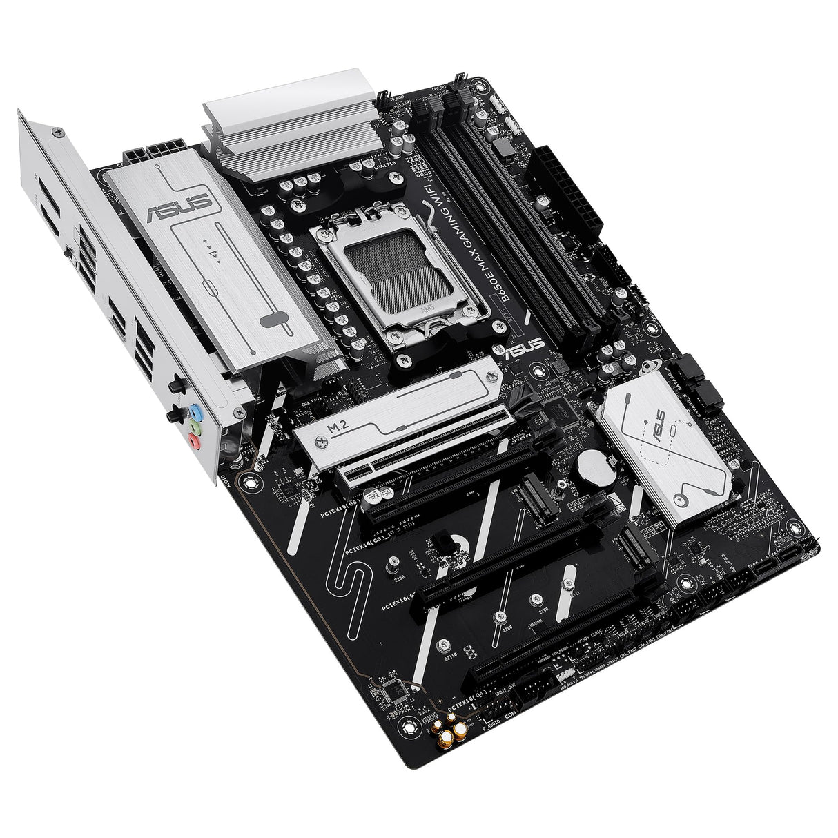 ASUS B650E MAX Gaming WiFi - Placa Base AMD B650 ATX, DDR5, PCIe 5.0, Tres Ranuras M.2, Wi-Fi 6E, Realtek 2.5Gb Ethernet, DisplayPort, HDMI, USB 10 Gbps Tipo-A y Tipo-C, BIOS Flashback, Aura Sync