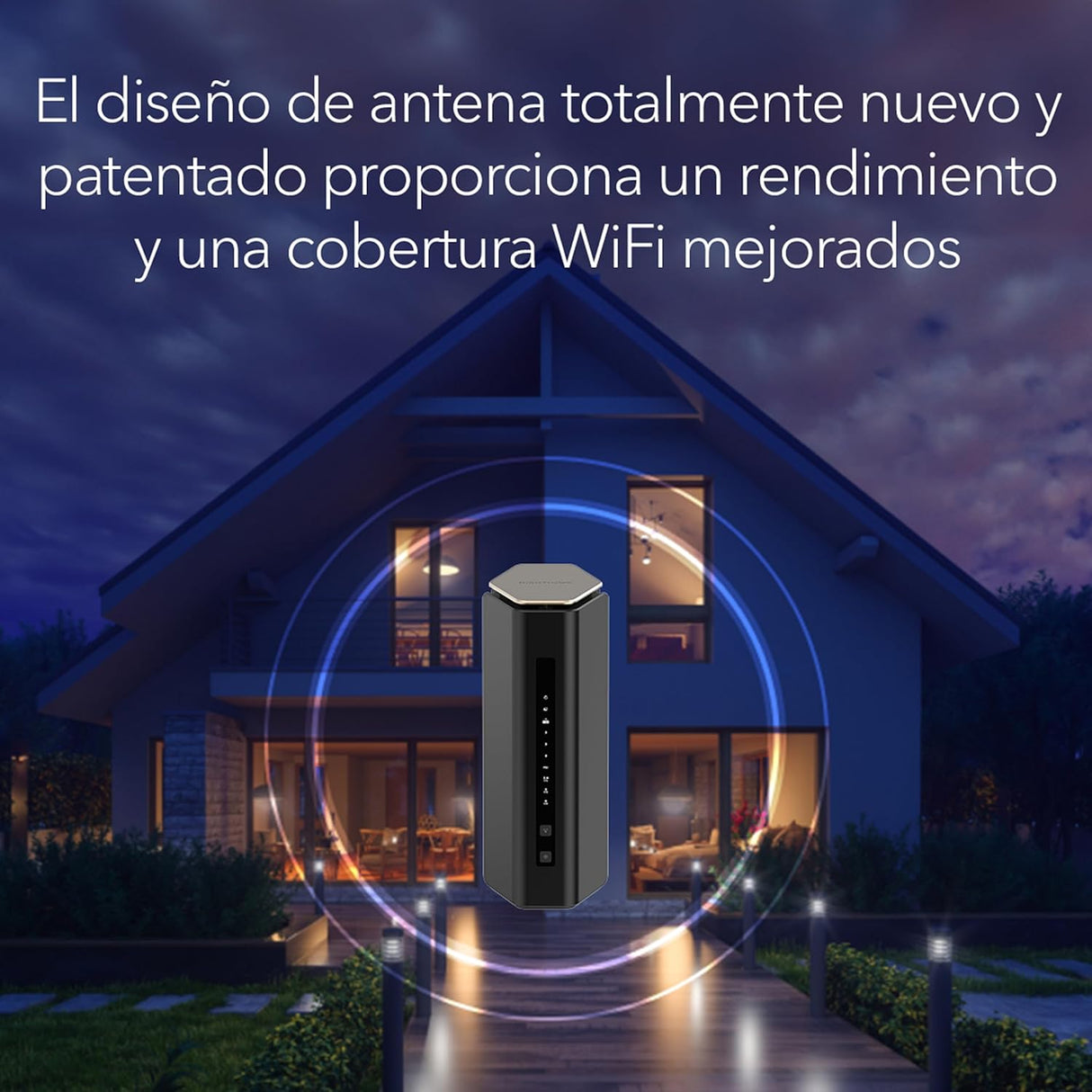 NETGEAR Nighthawk WiFi Router 7 Router | Tri-Band | Security Features, BE18000 Wireless Speed | 10 Gig Internet Port - Covers up to 250 m², 150 Devices (RS600)