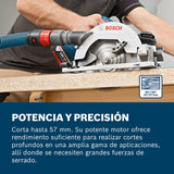 Bosch Professional 18V System GKS 18V-57 G - Sierra circular a batería (disco Ø 165 mm, sin batería, en L-BOXX)