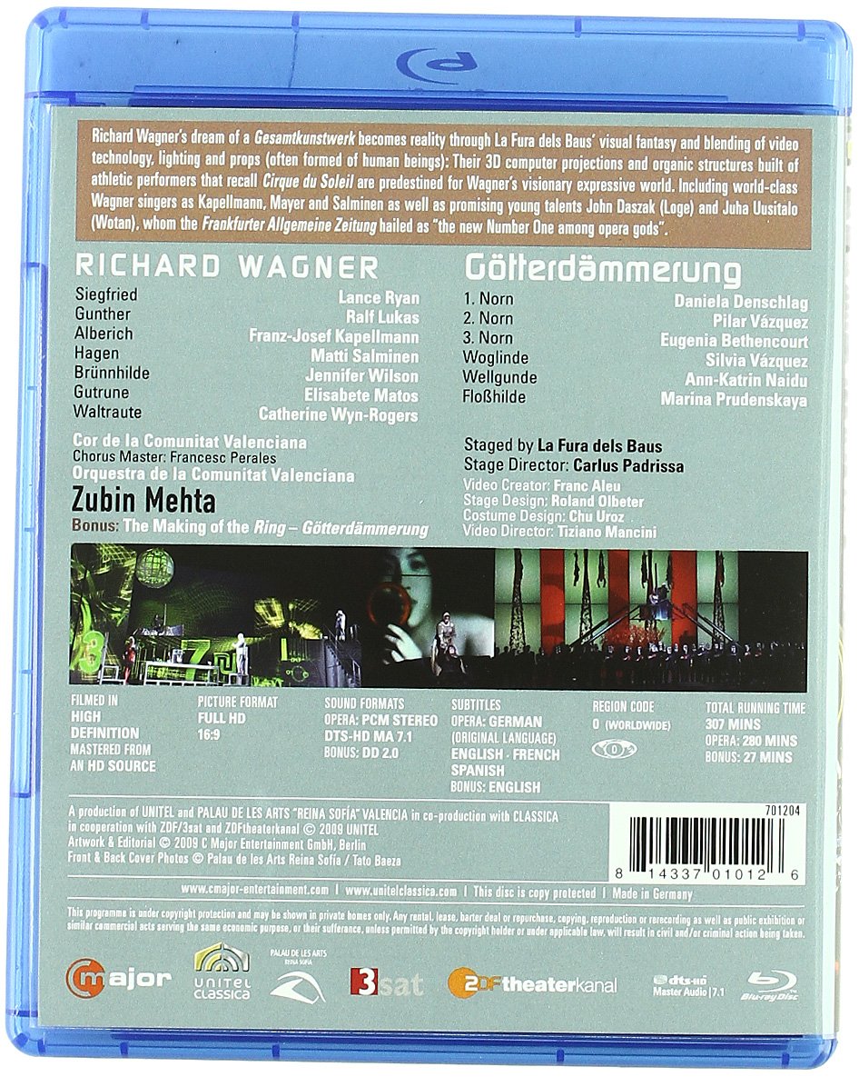 Richard Wagner - Der Ring des Nibelungen [Blu-ray] [Limited Edition] [Reino Unido]