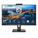 Philips Monitors Philips 275B1H - Monitor QHD de 27 Pulgadas, Webcam, Altura Regulable (2560 x 1440, DVI, HDMI, DisplayPort, USB Hub), Color Negro