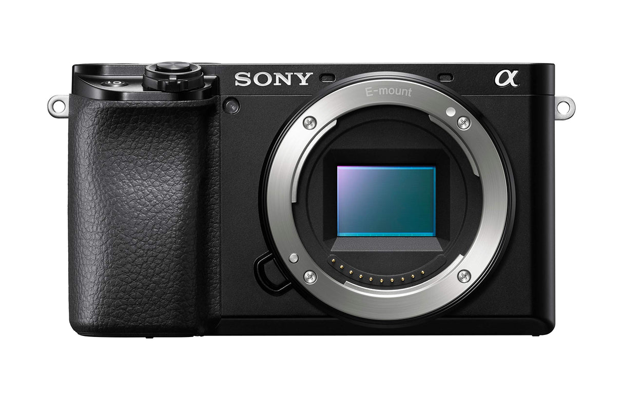 Sony ILCE6100AB.CEC Alpha 6100 Cámara Evil APS-C, Enfoque automático rápido 0.02s, Eye AF para Personas y Animales, grabación de vídeos en 4K y Pantalla inclinable, Cargador Incluido