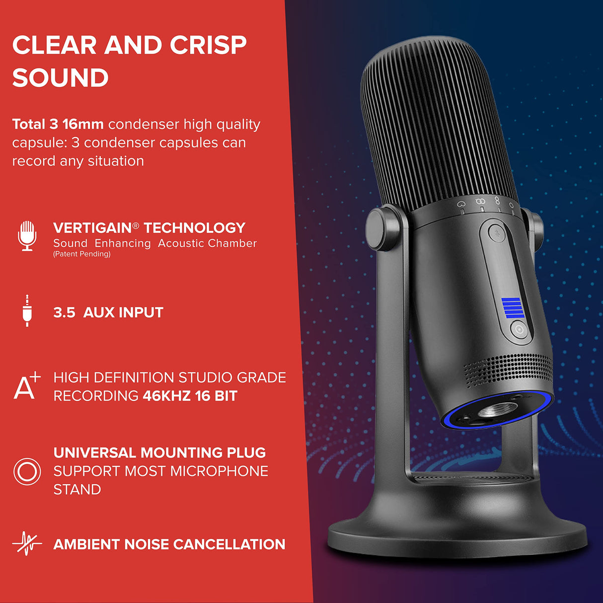 THRONMAX MDrill One (M2G) USB Condenser Computer Microphone (黑色)