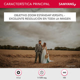 SAMYANG AF 24-70 mm F2,8 FE con estación de Lente para Sony E – Enfoque automático de Formato Completo y Objetivo APS-C 24-70 mm Zoom F 2.8 para cámaras Sony Alpha A7 A9 A1 A7C A6000 Series