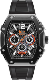 ICE-WATCH - Ice Boliday Black Silver Steel - Reloj Negro para Hombre con Correa de Silicona - 024363 Large (47mm)