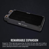Thermaltake Pacific DIY CLD240 CL-W281-CU00BL-A - Radiador de Cobre de Alta Densidad de 40 mm de Grosor