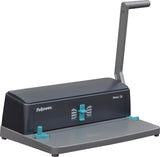 Fellowes Encuadernadora manual de espiral metálico, Uso Moderado, Gris, A4