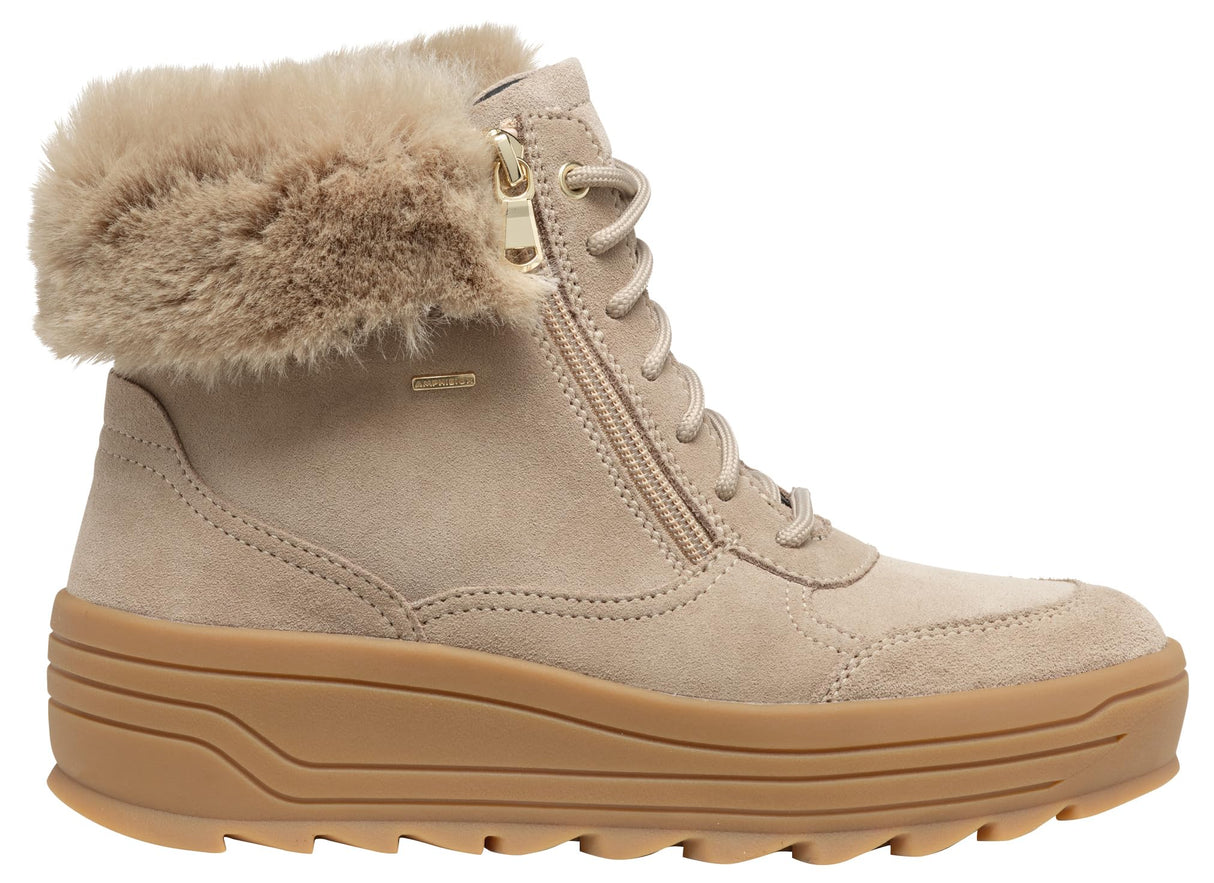 Geox D Milleiny B ABX B, Bota de Tobillo Mujer, Color Pardo, 39 EU
