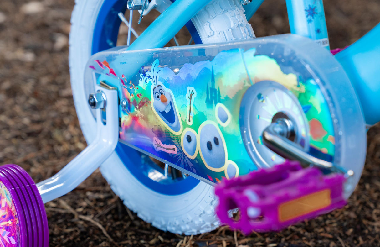 Huffy Bicicleta Pulgadas Disney Frozen Luxury, Bebés niñas, Azul Claro, 14 pollici