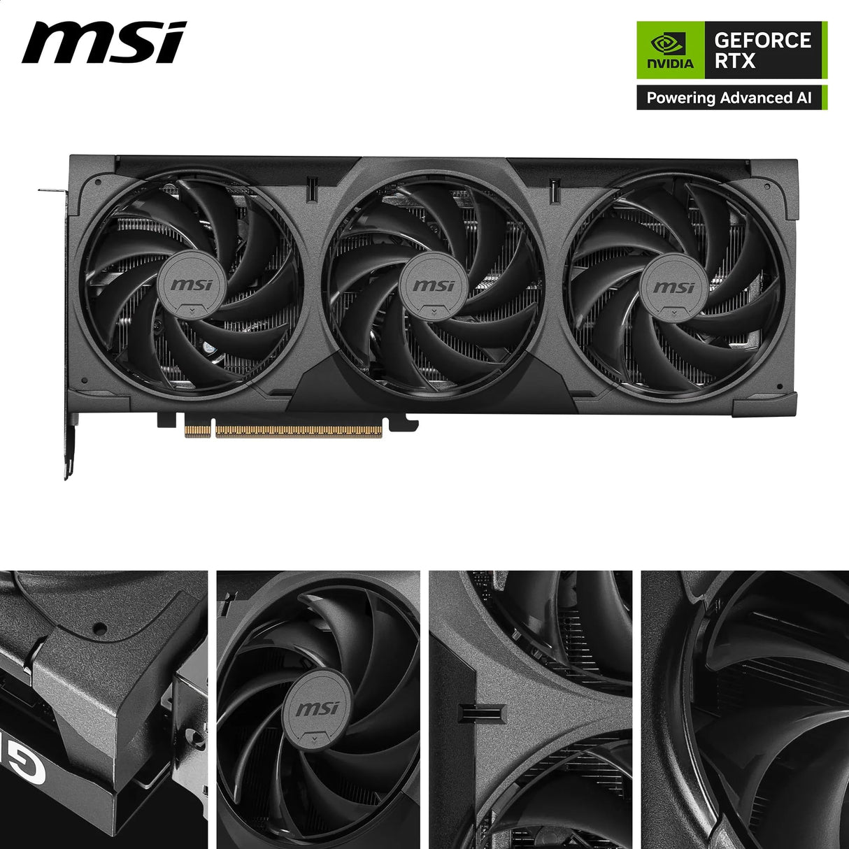 MSI GeForce RTX 5080 16G Ventus 3X OC Negro