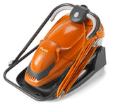 Flymo EasiGlide 330 - Cortacésped con Motor de 1700 W, 33 cm de Ancho de Corte, Caja de césped de 20 litros, se pliega en Plano, Longitud de Cable de 10 m