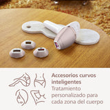 Philips Lumea Serie 9900, depiladora IPL con Inteligencia Artificial, tratamiento personalizado, 4 accesorios para el cuerpo, la cara, la zona del bikini y las axilas, con cable y sin cable, BRI951/00