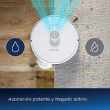 Bissell SpinWave R5 | Robot Aspirador con Mopa | Navegación LIDAR | Detección de Alfombras y Moquetas | Aspiración Potente de hasta 2000pa | Aspirador Sin Cable | 61 dB | Blanco | 3475N