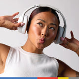 Skullcandy Crusher EVO Cascos Over-Ear Inalámbricos con Sensory Bass, Extra Charging Cable, 40 h de Autonomía, Micrófono, Compatibles con iPhone Android y Dispositivos Bluetooth, Bone