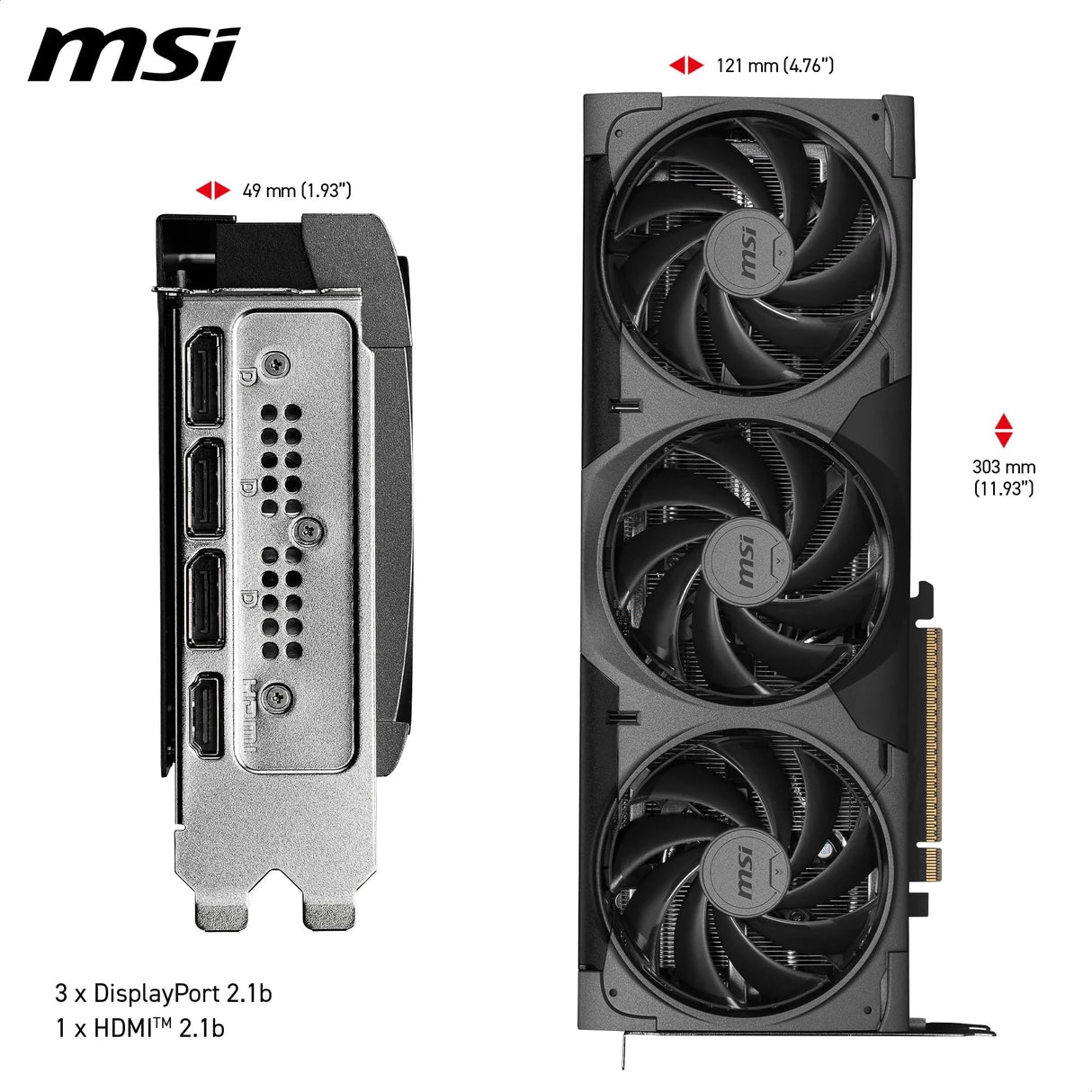 MSI GeForce RTX 5080 16G Ventus 3X OC Negro