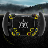 Thrustmaster EVO Racing 32R Leather, Aro de Volante Redondo Forrado en Cuero y Buje Desmontable, para PC y Consolas