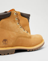 Timberland Waterville 6-Inch Basic Waterproof, Botas Chukka Mujer, Amarillo Wheat Nubuck, 37.5 EU