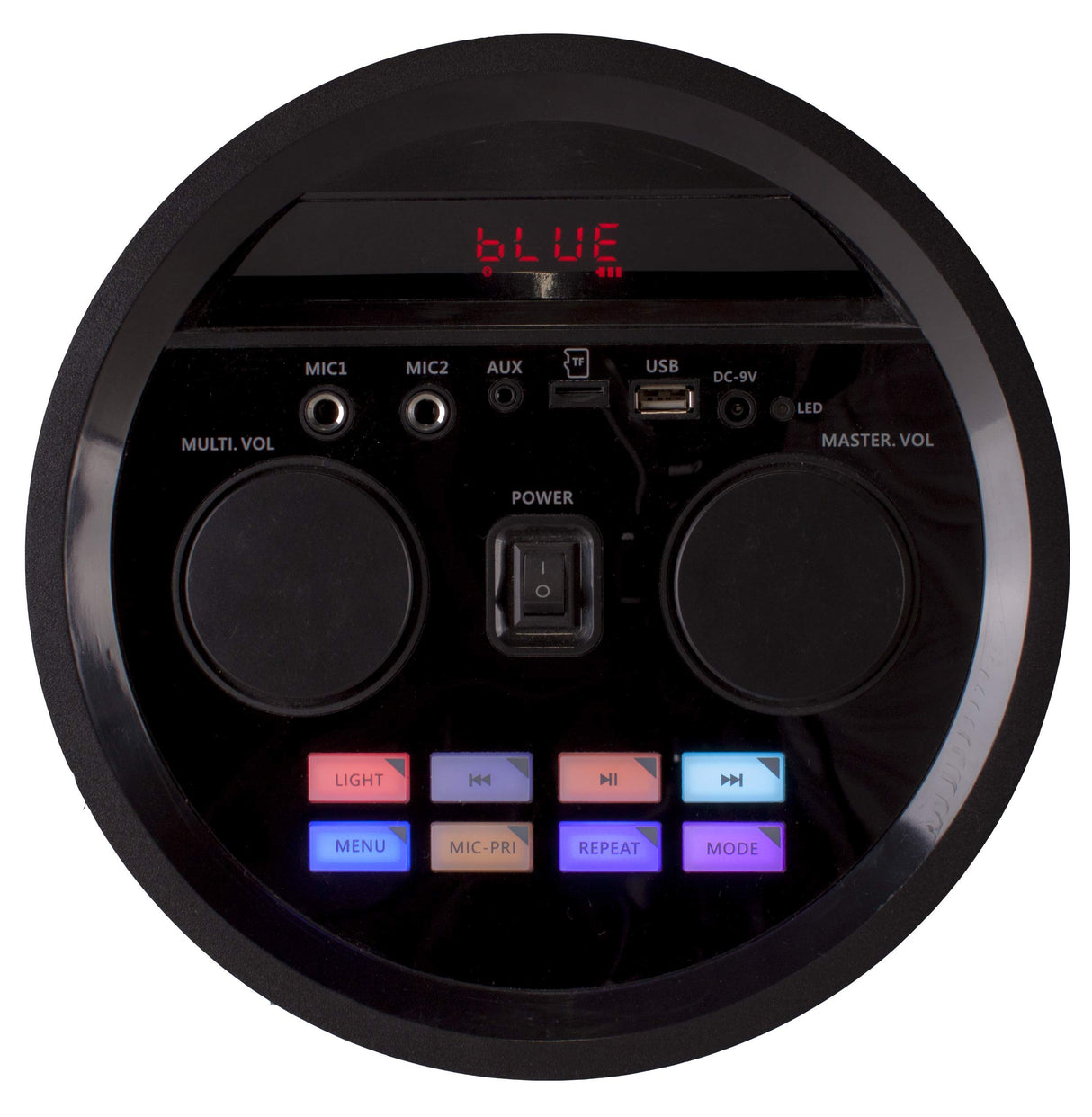 N-Gear LPG26R Let's Go Party Altavoz Bluetooth con micrófono Karaoke LED Disco, Función Power Bank, Potencia 600W (40W RMS) LGP26R