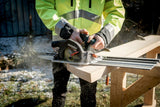 Metabo KS 18 LTX 57 BL 611857840 - Sierra circular con batería (sin batería, motor sin escobillas, freno de fuga, con MetaBox 340, velocidad de ralentí 5000 /min)