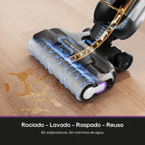 EUREKA RapidWash NEW730 Aspiradora Fregadora Sin Cable en Seco y Húmedo, Posición Baja de 170°, 21600 Pa, Lavado con Agua Caliente a 85°C, Secado en 5 Minutos, Autolimpieza, Antienredos