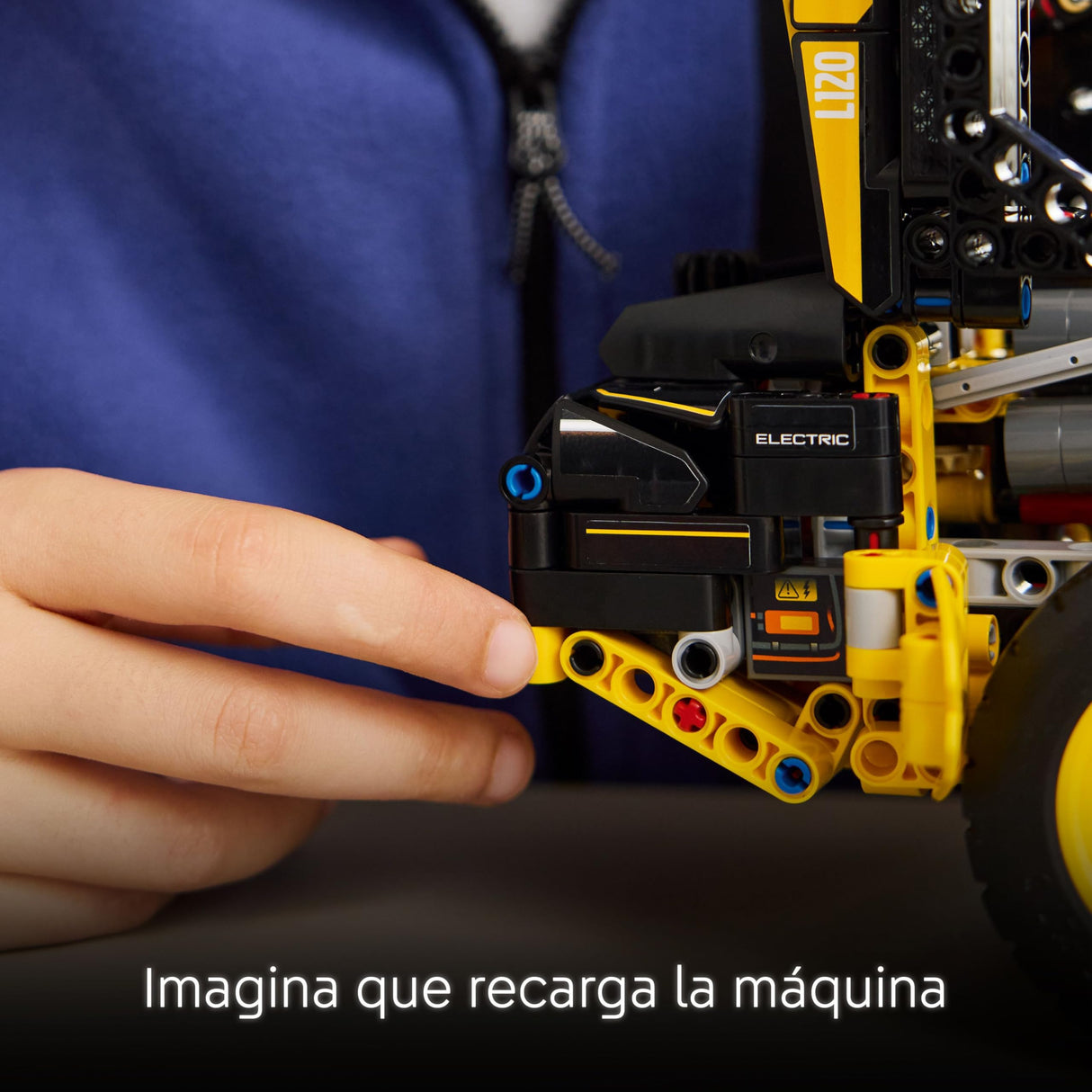 LEGO Technic Cargadora con Ruedas Volvo L120 Electric - Excavadora de Juguete - Maqueta de Vehículo de Obra con Dirección Articulada y Pala Móvil - Regalo de Cumpleaños para Niños de 9+ Años 42209