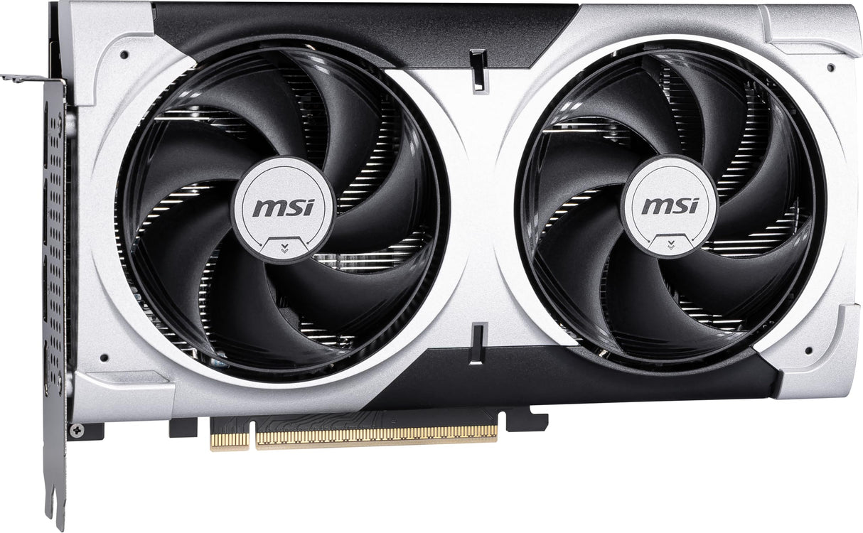 MSI GeForce RTX 5060 Ti 8G Ventus 2X OC Plus Tarjeta gráfica, RTX 5060 Ti, 8 GB GDDR7 (28 Gbps/128 bits), PCIe 5.0 - Diseño térmico de Doble Ventilador (2 x Ventilador STORMFORCE) - HDMI 2.1b
