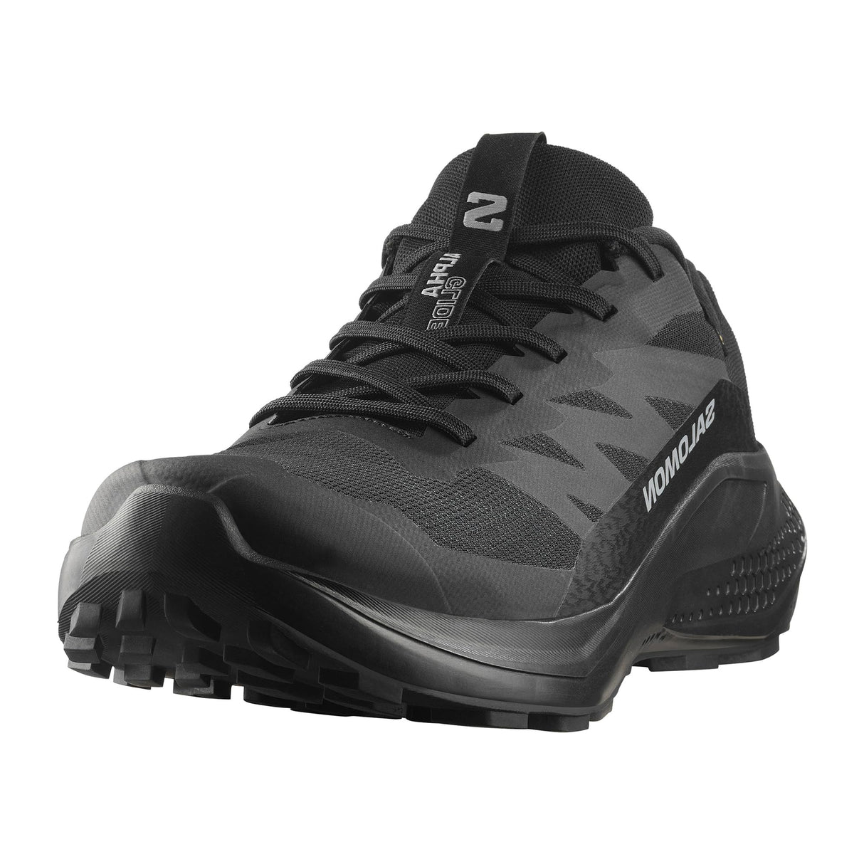 Salomon hombre Alphaglide GORE-TEX, zapatillas de trail running versátiles y cómodas, perfectas para excursiones y trail running en aventuras al aire libre, Negro, 44
