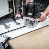 Trend Professional Jig Multi-Material para Encimeras de Cocina, para Juntas de Inglete Mason, Hasta 950mm, Alineación de Borde Frontal, KWJ950/PRO