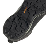 adidas Terrex Skychaser AX5 Mid Gore-Tex Hiking Shoes, Zapatos de Senderismo Mujer, Carbon/Core Black/Semi Flash Aqua, 40 2/3 EU