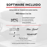 M-Audio AIR 192|4 - Interfaz de audio, Tarjeta de sonido USB, USB-C, 2 entradas, 2 salidas, software de estudio, para grabación de instrumentos, producción musical y monitorización