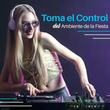 Pyle mezclador de audio para DJ, 3 canales, Bluetooth, Lector de USB, Dual RCA/Phono, Entrada de microfono, Conector para auriculares