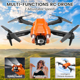Mingfuxin Drone plegable con cámara para principiantes, drone RC Quadcopter con aplicación WIFI FPV vídeo en vivo, retención de altitud, modo sin cabeza, despegue de una tecla para adultos y niños