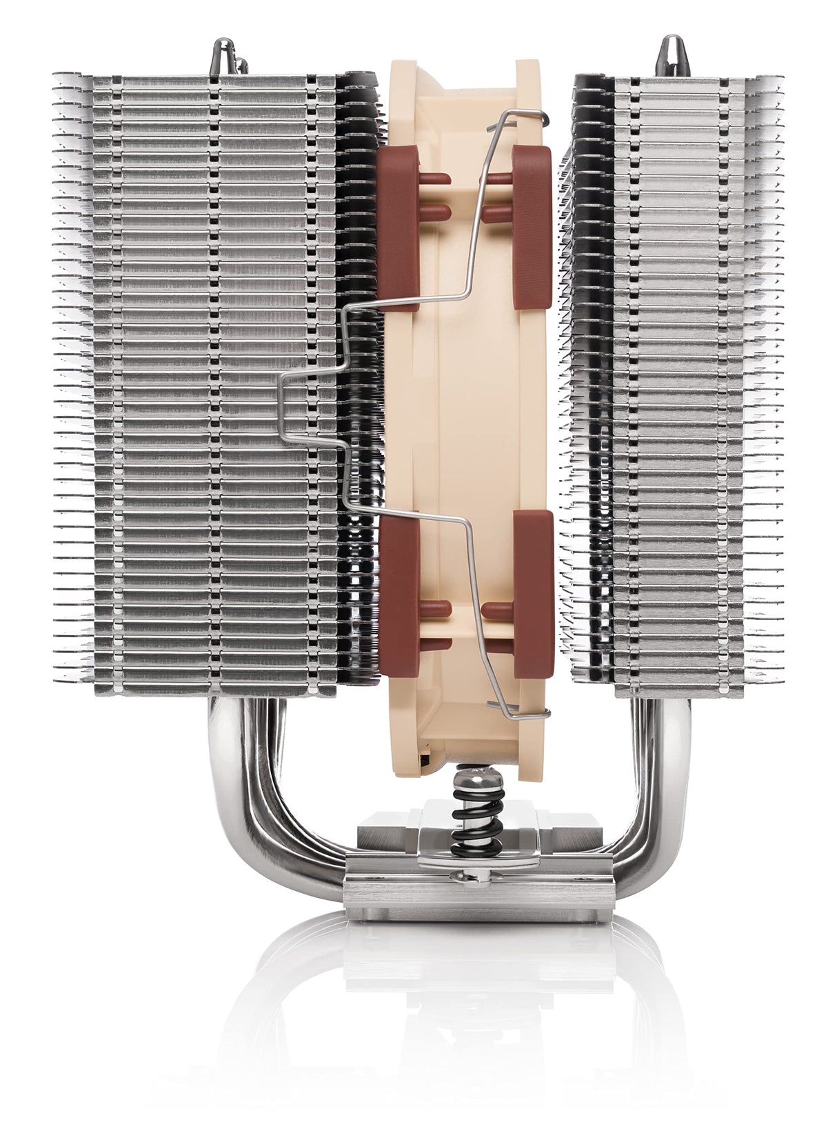 Noctua NH-D12L, Disipador de CPU de Altura Reducida y Doble Torre (120 mm, Marrón).