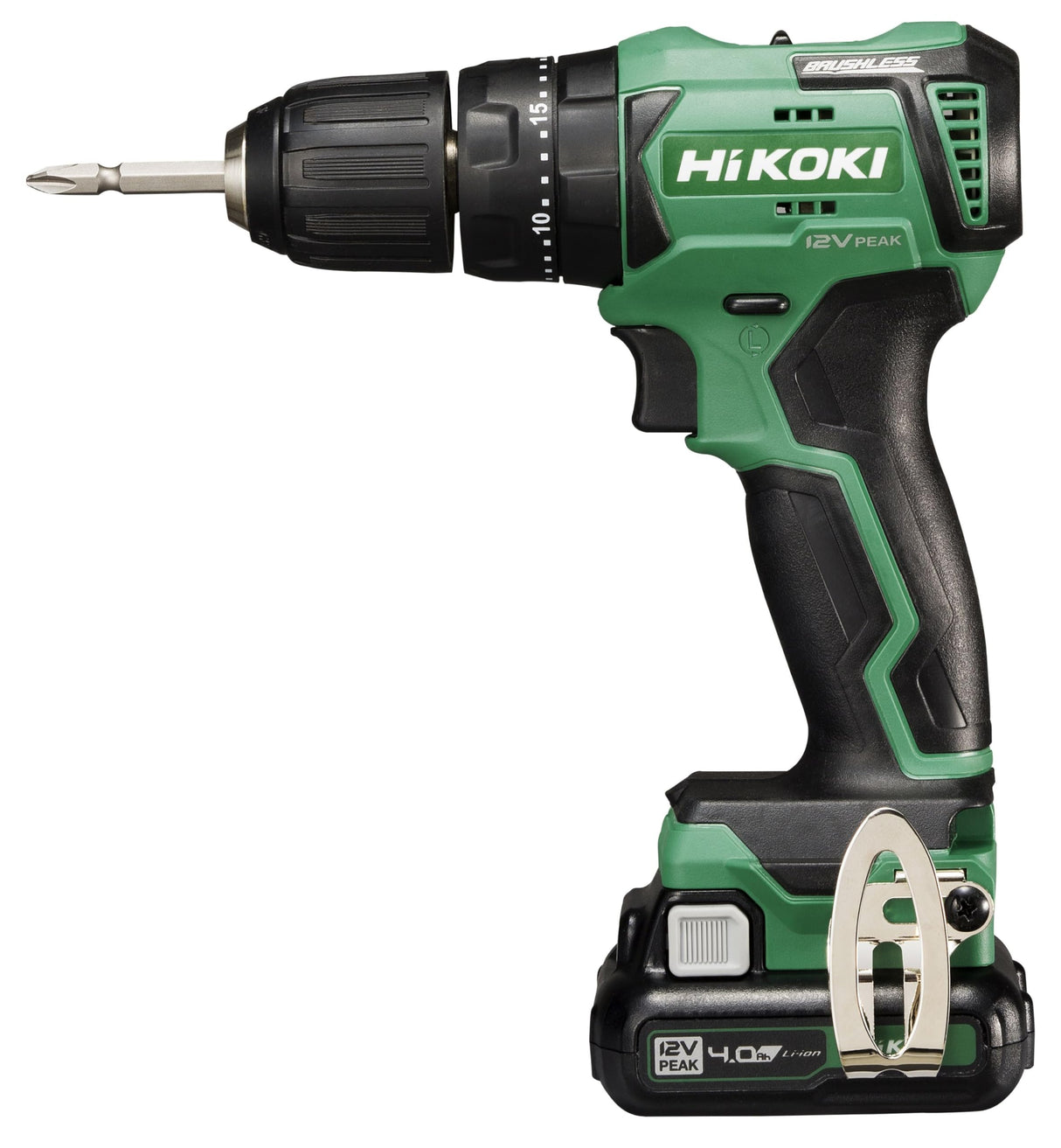 Hikoki DV12DDWHZ - Taladro combinado sin escobillas a bateria de litio 12V (10.