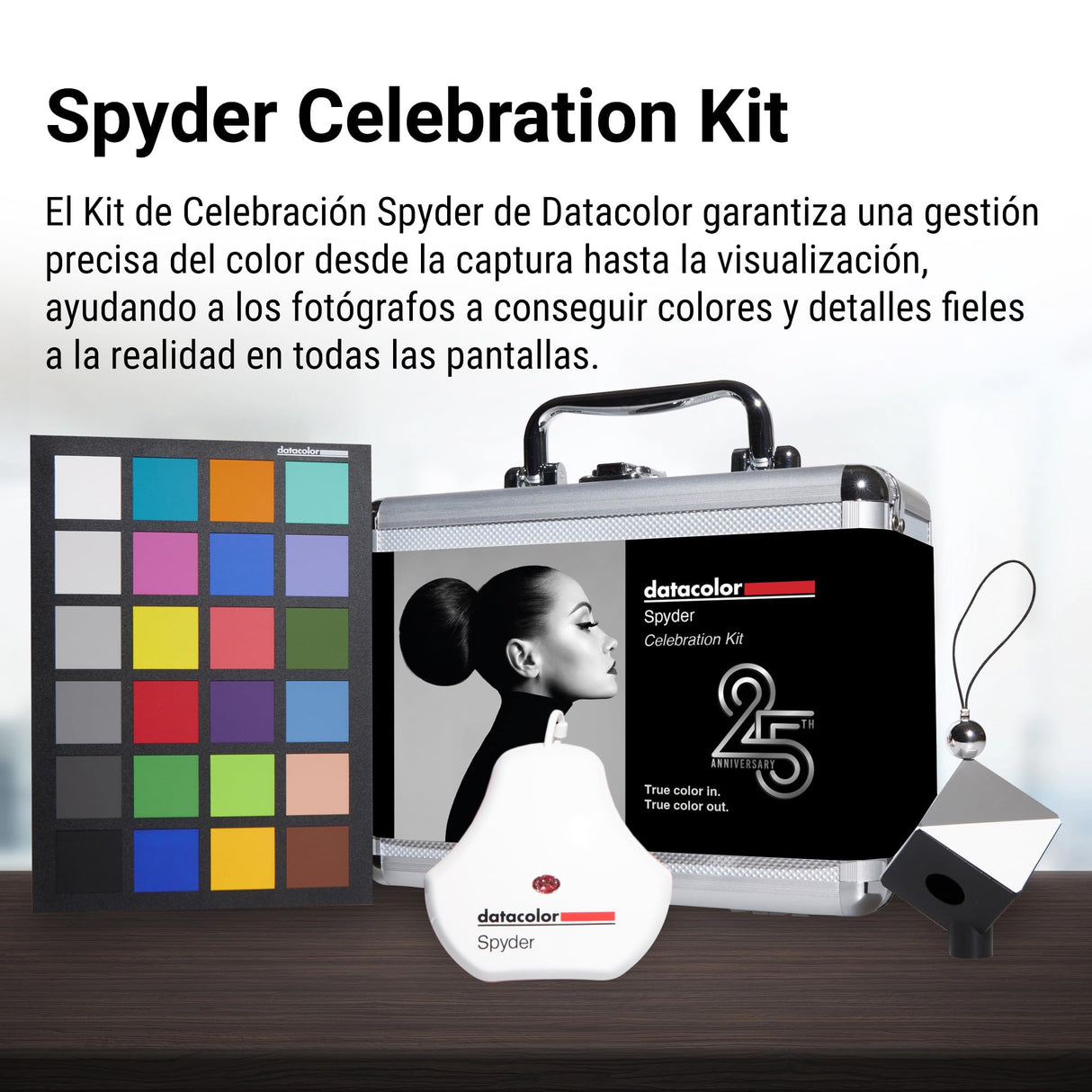 Datacolor Spyder Celebration Kit: Spyder 2024, Cube y Checkr 24 - Kit de Herramientas de Color para fotografía - De Captura a visualización - Gestión Completa del Color para fotografía