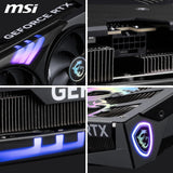 MSI GeForce RTX 5060 Ti 16G Gaming Trio OC - Tarjeta gráfica RTX 5060 Ti, GDDR7 de 16 GB (28 Gbps/128 bits), PCIe 5.0 - Tri FROZR 4 (3 Ventiladores STORMFORCE) - RGB - HDMI 2.1b, DisplayPort 2.1b