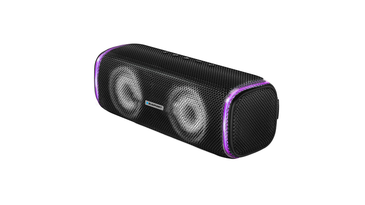 Blaupunkt BLP3920 Altavoz Bluetooth Portatil, Acuatico, 10W, Subwoofer, 8h de Batería, USB, AUX