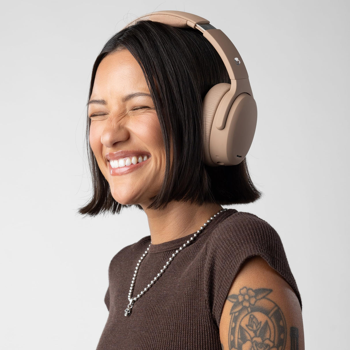 Skullcandy Crusher ANC 2 - Auriculares inalámbricos Bluetooth sobre la oreja con graves multisensoriales, cancelación activa de ruido, batería de hasta 60 horas, micrófono para iPhone Android - Primer