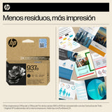 HP 937e EvoMore Negro 4S6W9NE, Cartucho de Tinta Original Compatible con Impresoras OfficeJet 9110, 9120, 9130, 9720 e 9730