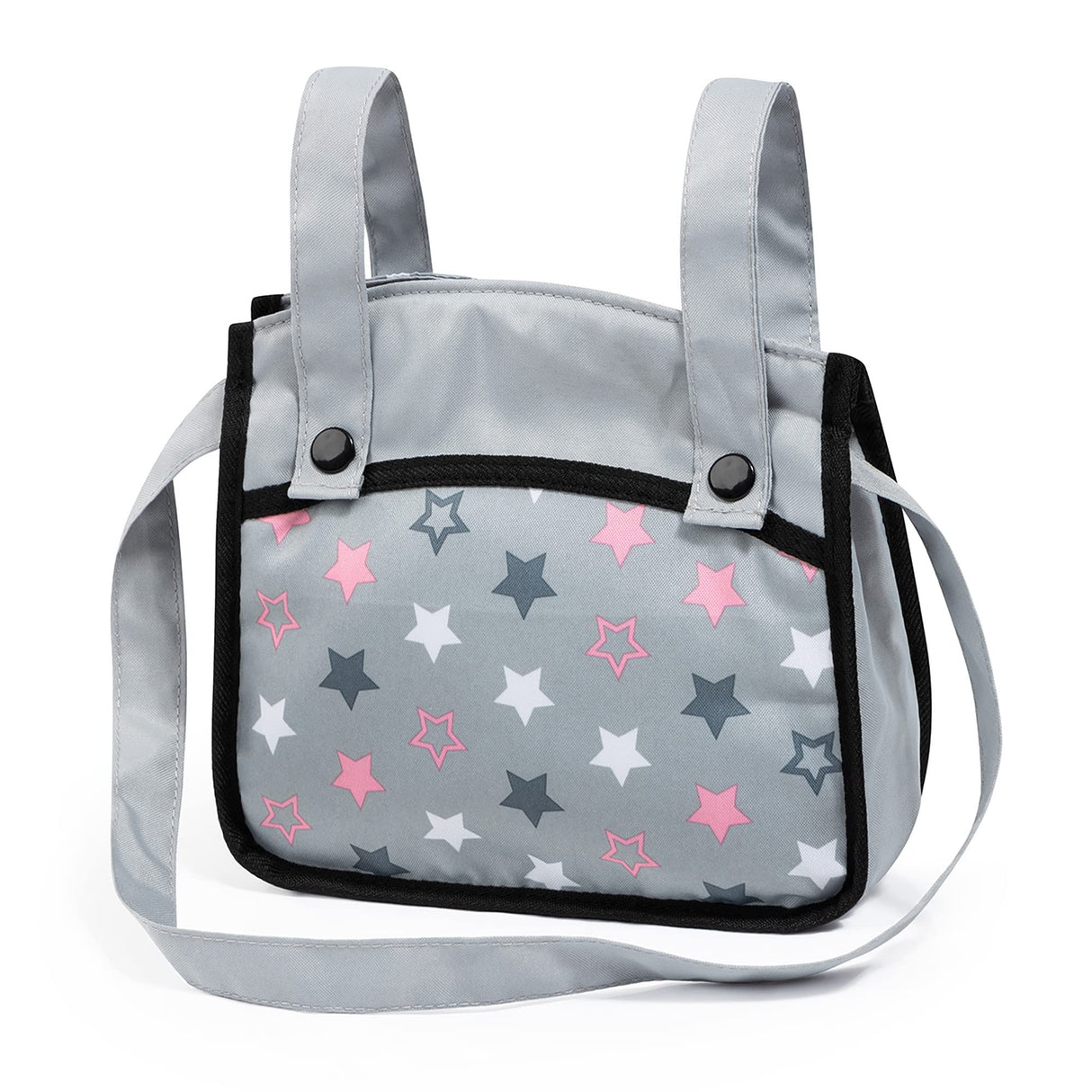 Bayer Design 17007AA Cochecito de muñeca Combi Xeo, Carro para muñecos, Bolsa, Convertible, Regulable en Altura