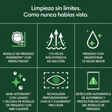 iRobot Roomba MAX 705 Combo con Base AutoWash multifunción y Agua Caliente, Rodillo de fregado PowerSpin Extensible, Cubierta Protectora, cepillos Dobles, fregado y Secado con Calor, LiDAR 3D con IA