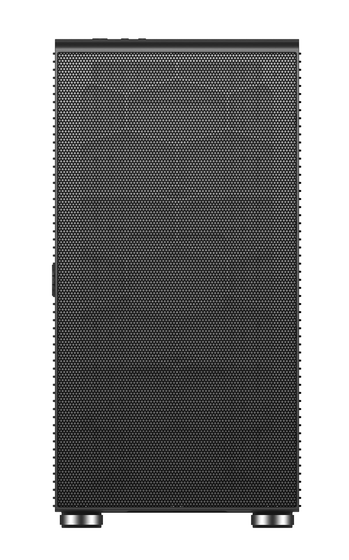 SaharaGaming P44 - Carcasa de Malla Negra y Vidrio Templado sin Ventilador ni concentrador, Compatible con E-ATX, ATX, Micro-ATX e ITX