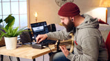 AXE I/O ONE de IK Multimedia, interfaz de audio USB compacta con diseño de tono de guitarra avanzado Z-TONE. Conector USB-C. Viene con TONEX SE y AmpliTube 5 SE